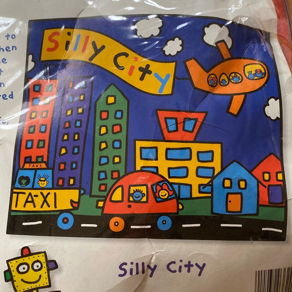 Vintage Todd Parr Silly City blanket/throw NIP